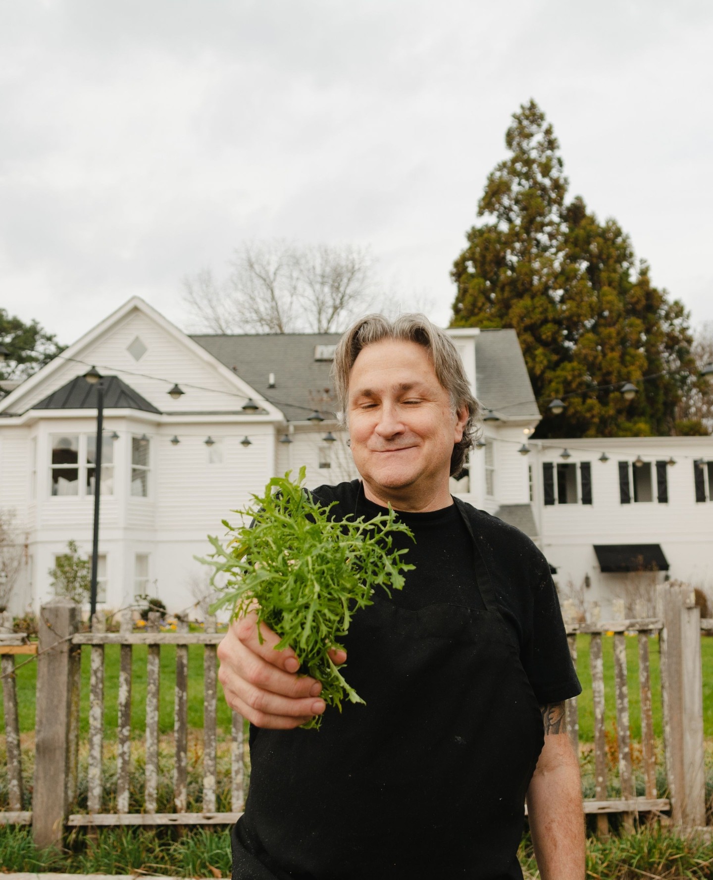 Farm-to-table dinner setting